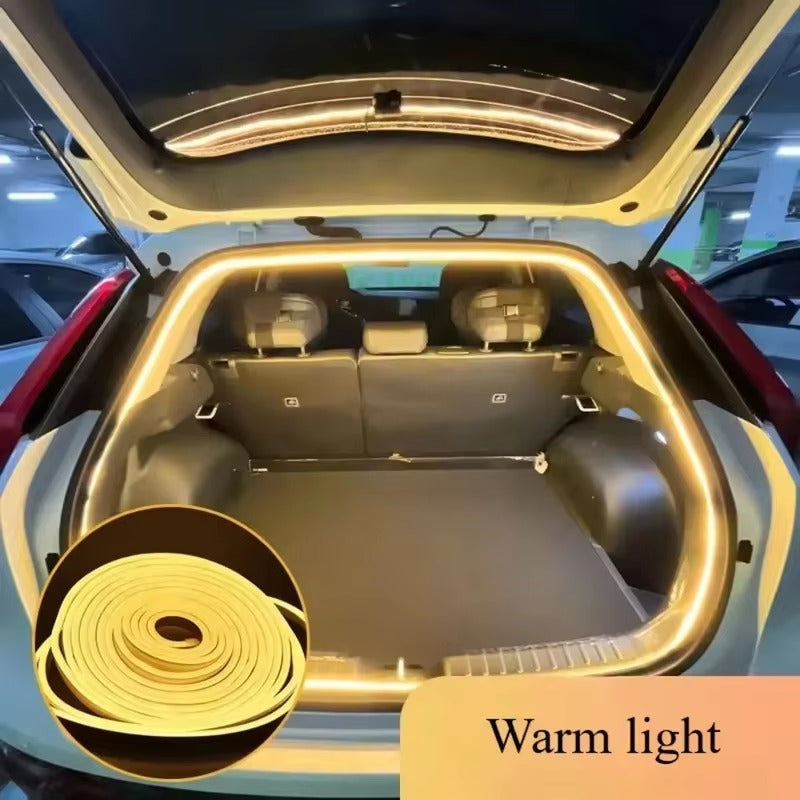 Motion Sensor LED Car Trunk Light Strip – Easy Install Ambient Interior Lighting